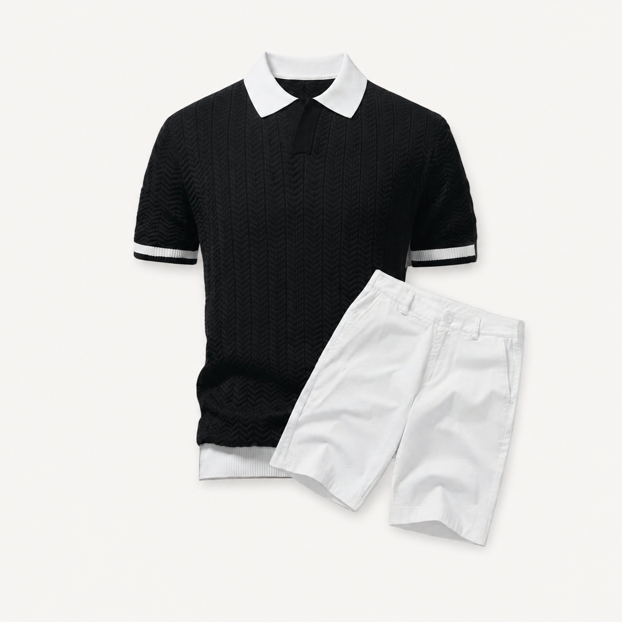 Old Money Polo Shirt + Shorts Set