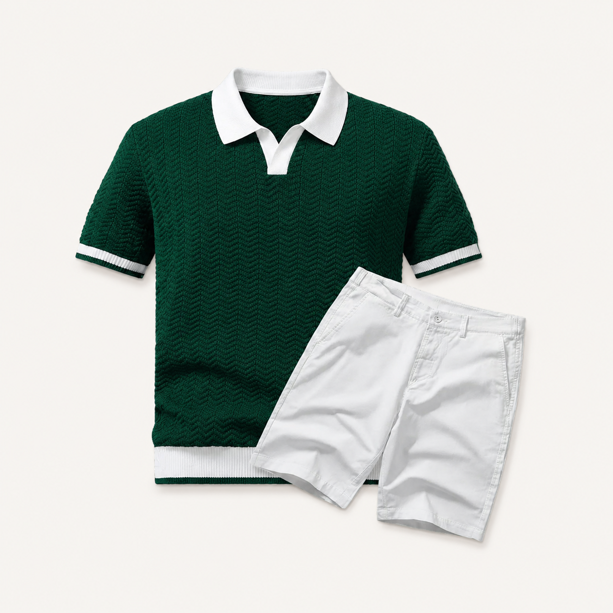 Old Money Polo Shirt + Shorts Set