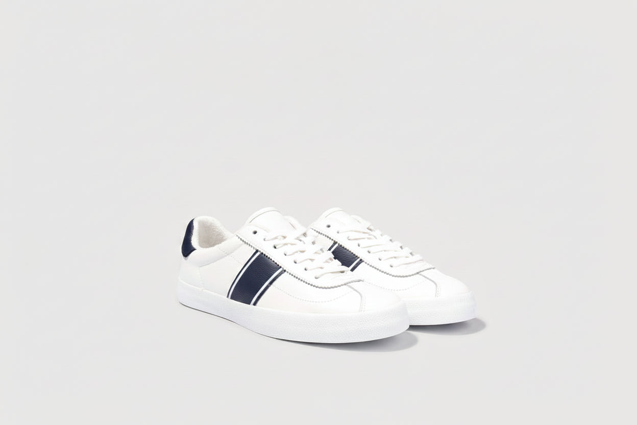 Vulcanised Leather Sneakers