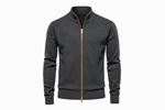 Pull Zippé Texturé Homme