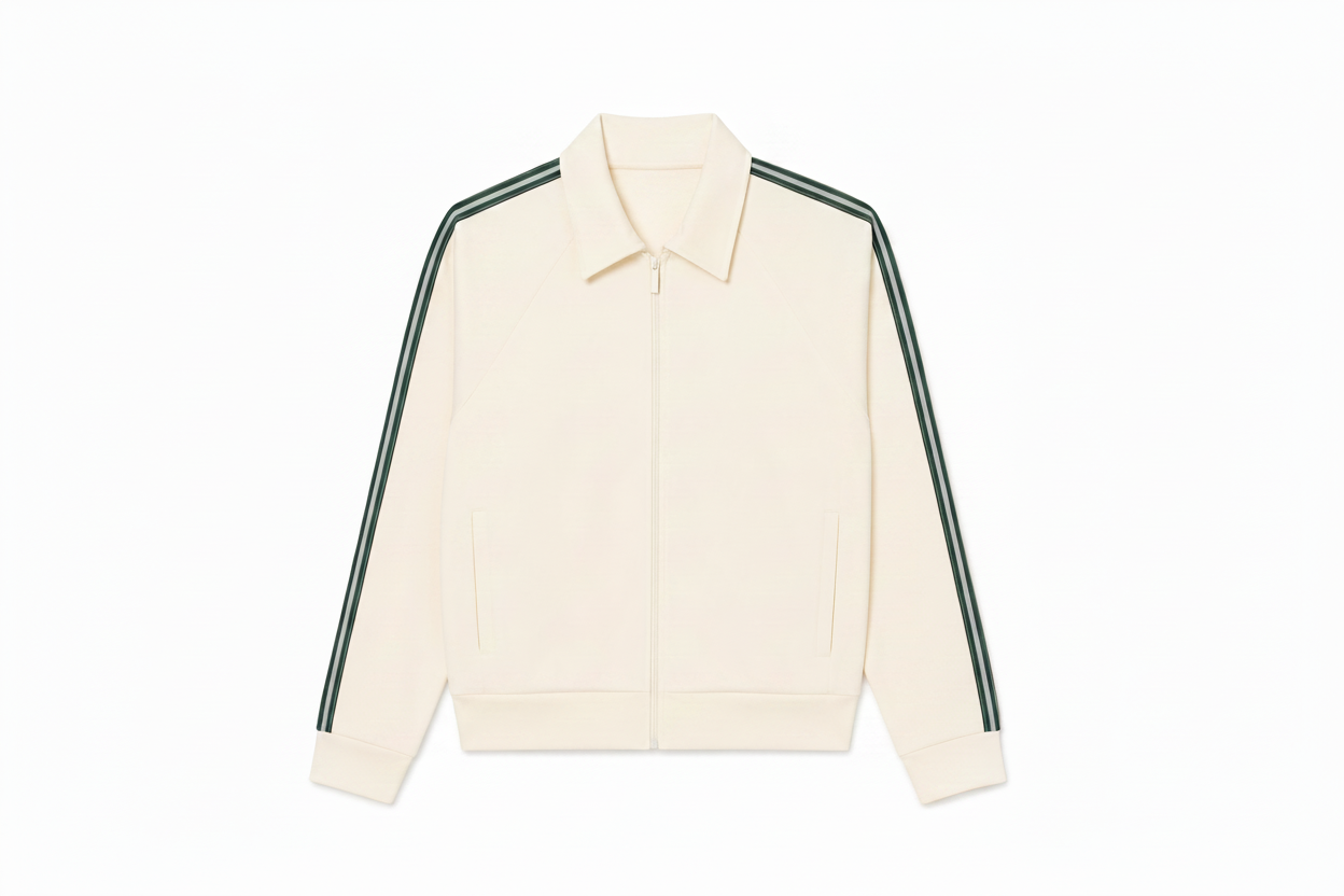 French Made Zipped Sweatshirt