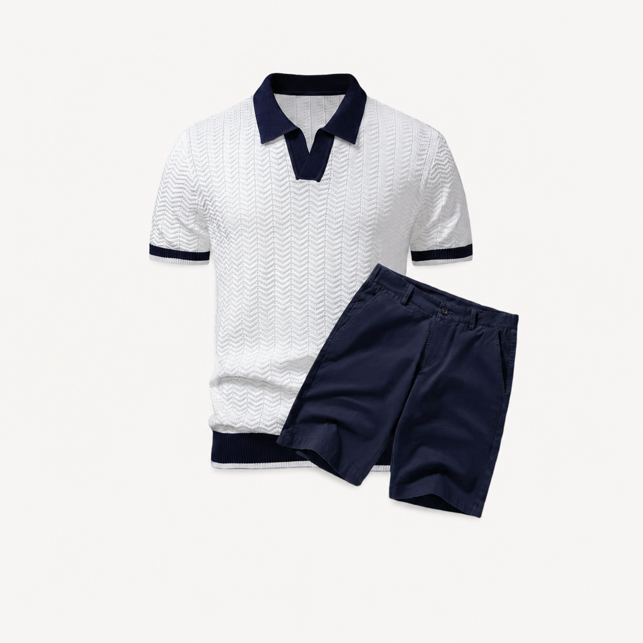 Old Money Polo Shirt + Shorts Set